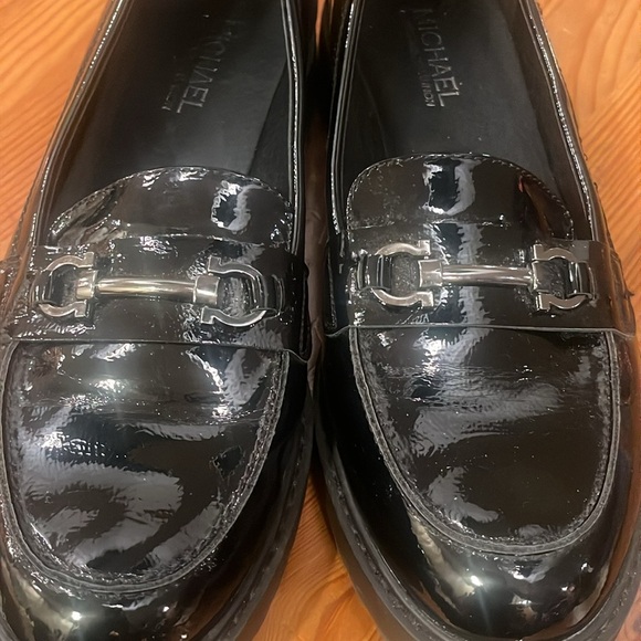 Michael Shannon Emberlynn Patent vegan leather Loafers size 11 - Picture 4 of 14